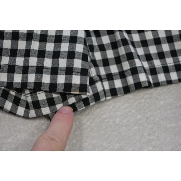 Rag & Bone Plaid Khaki Shorts Button Fly High Waist Casual Womens Size 4 - Picture 2 of 6